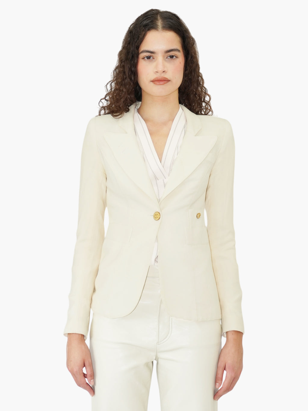 Wool Duchess Blazer