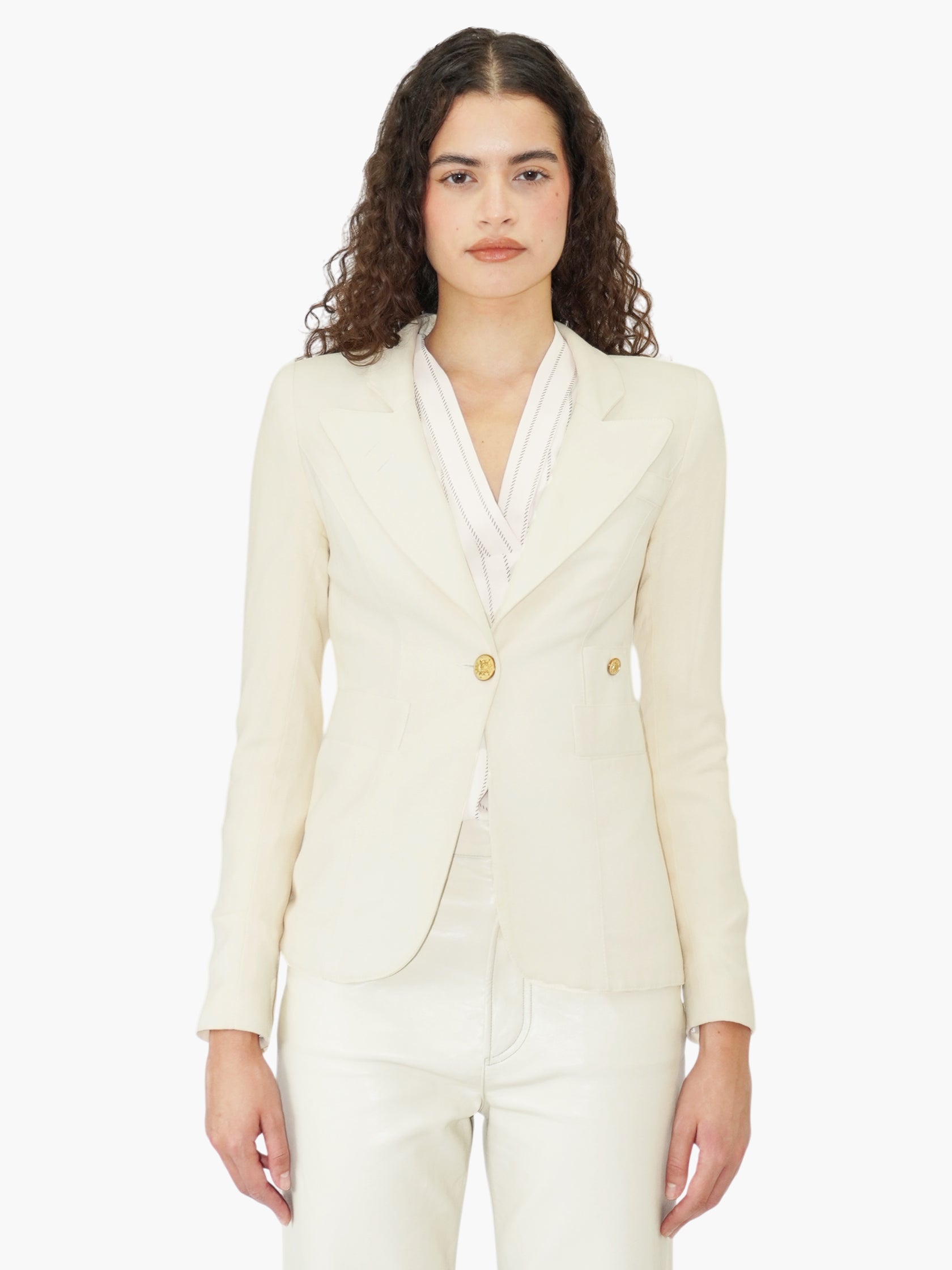 Wool Duchess Blazer