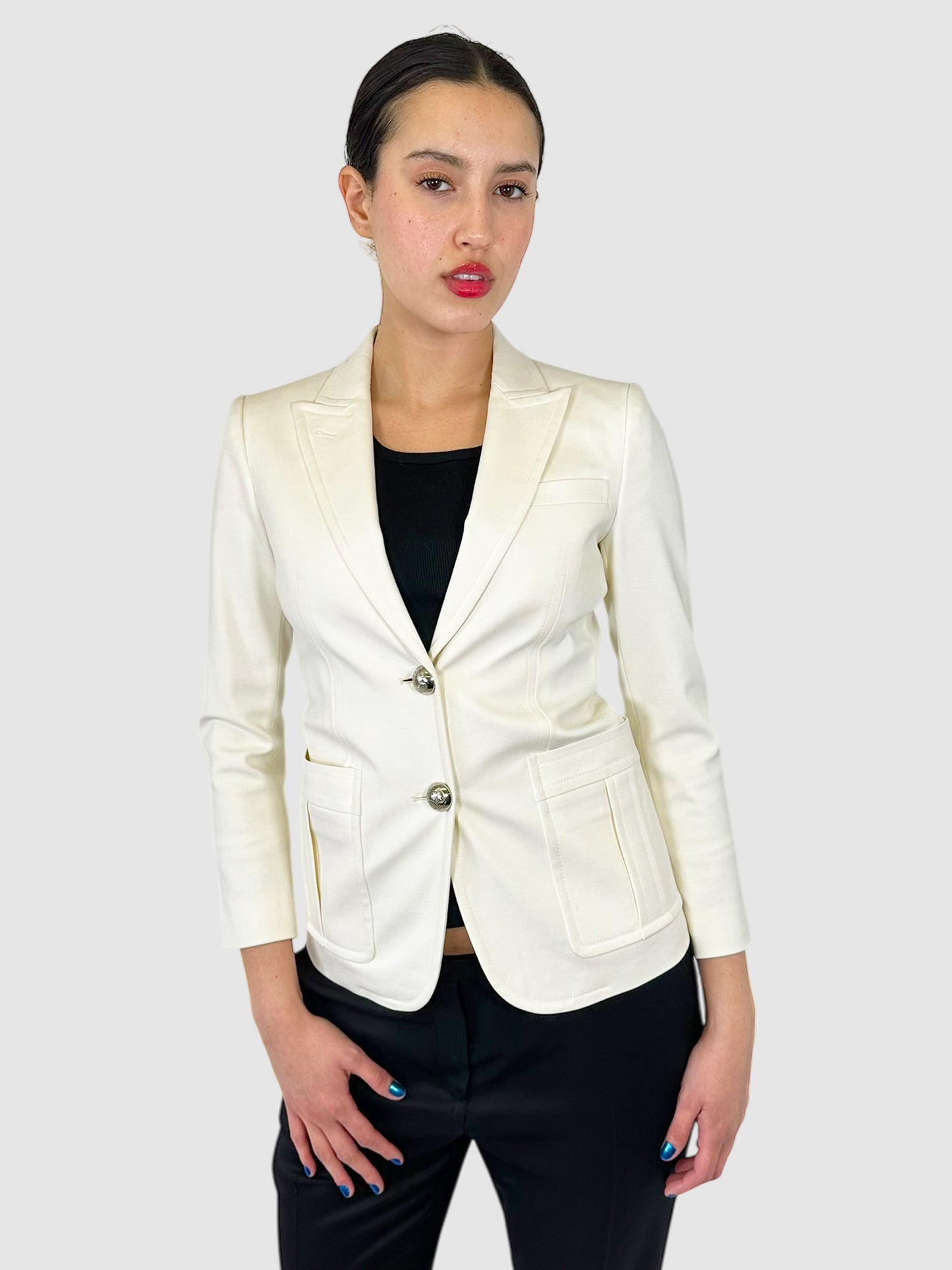 Single-Breasted Blazer - Size XS