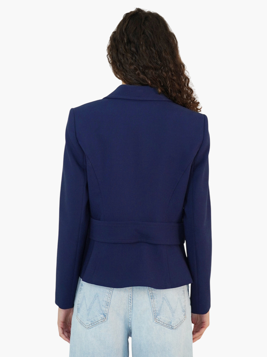 Cropped Wool Blazer