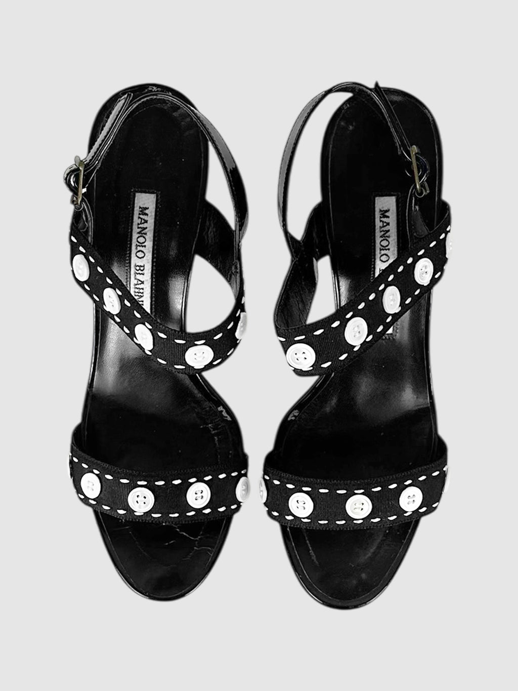 Button Detail Slingback Pumps