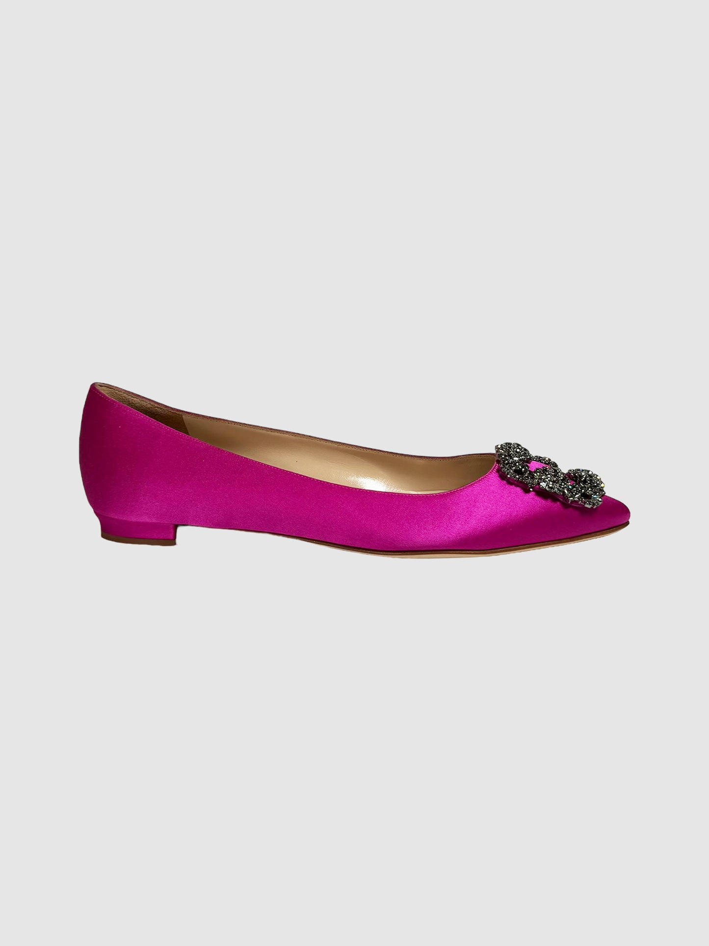 Hangisi Satin Flats - Size 36.5