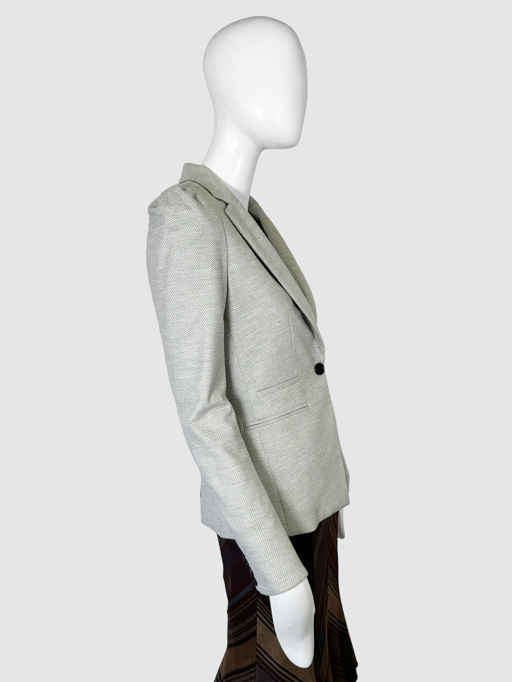Single-Button Blazer - Size 2