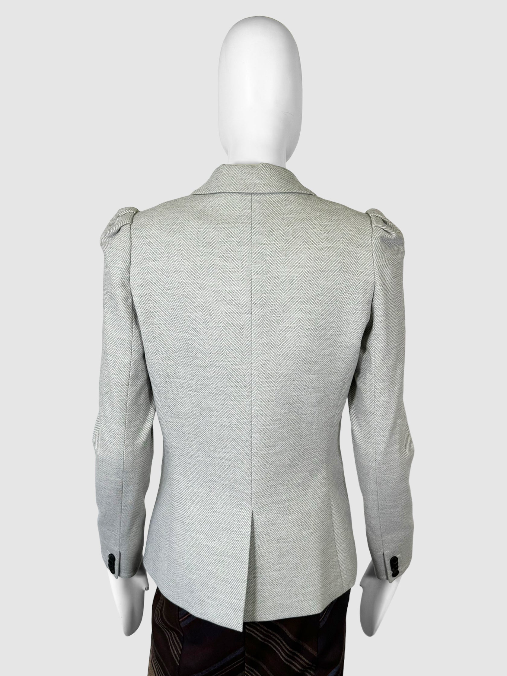 Single-Button Blazer - Size 2