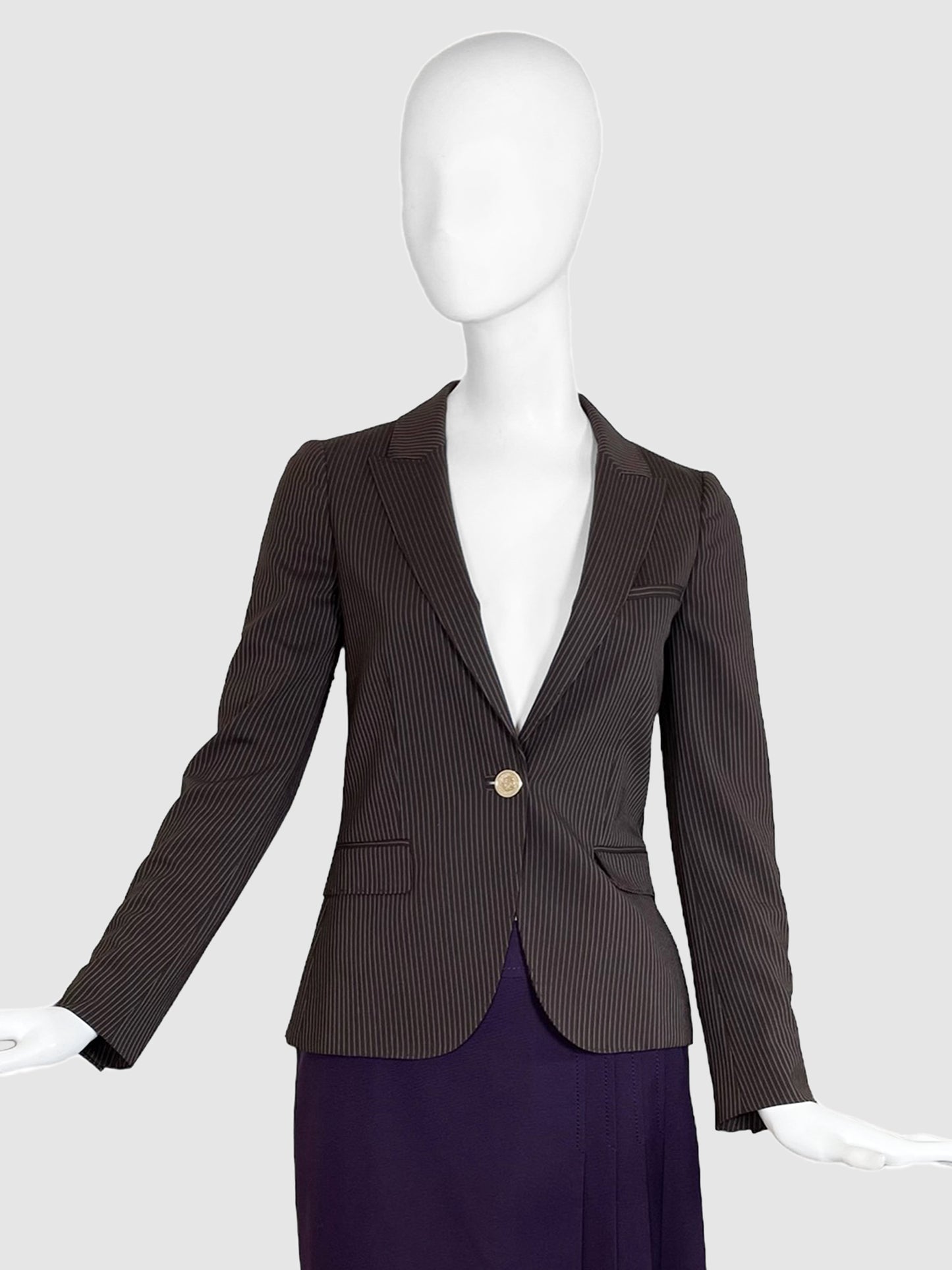 Gucci Pinstripe Tailored Blazer - Size 38