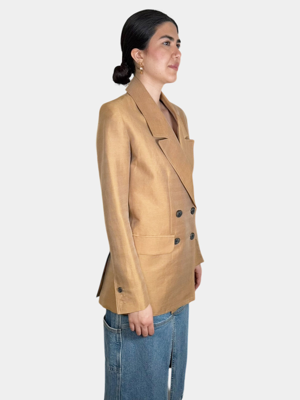 Oversized Double-Breasted Blazer