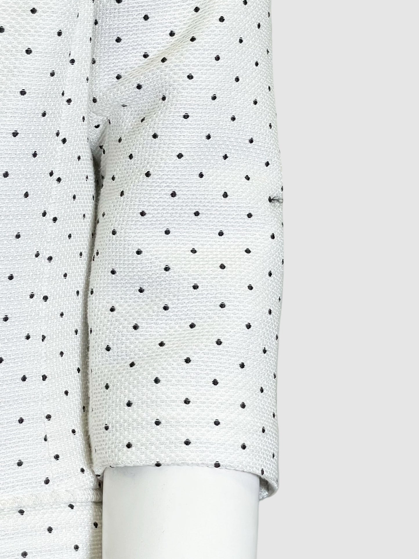 Short Sleeve Polka Dot Blazer - Size 4