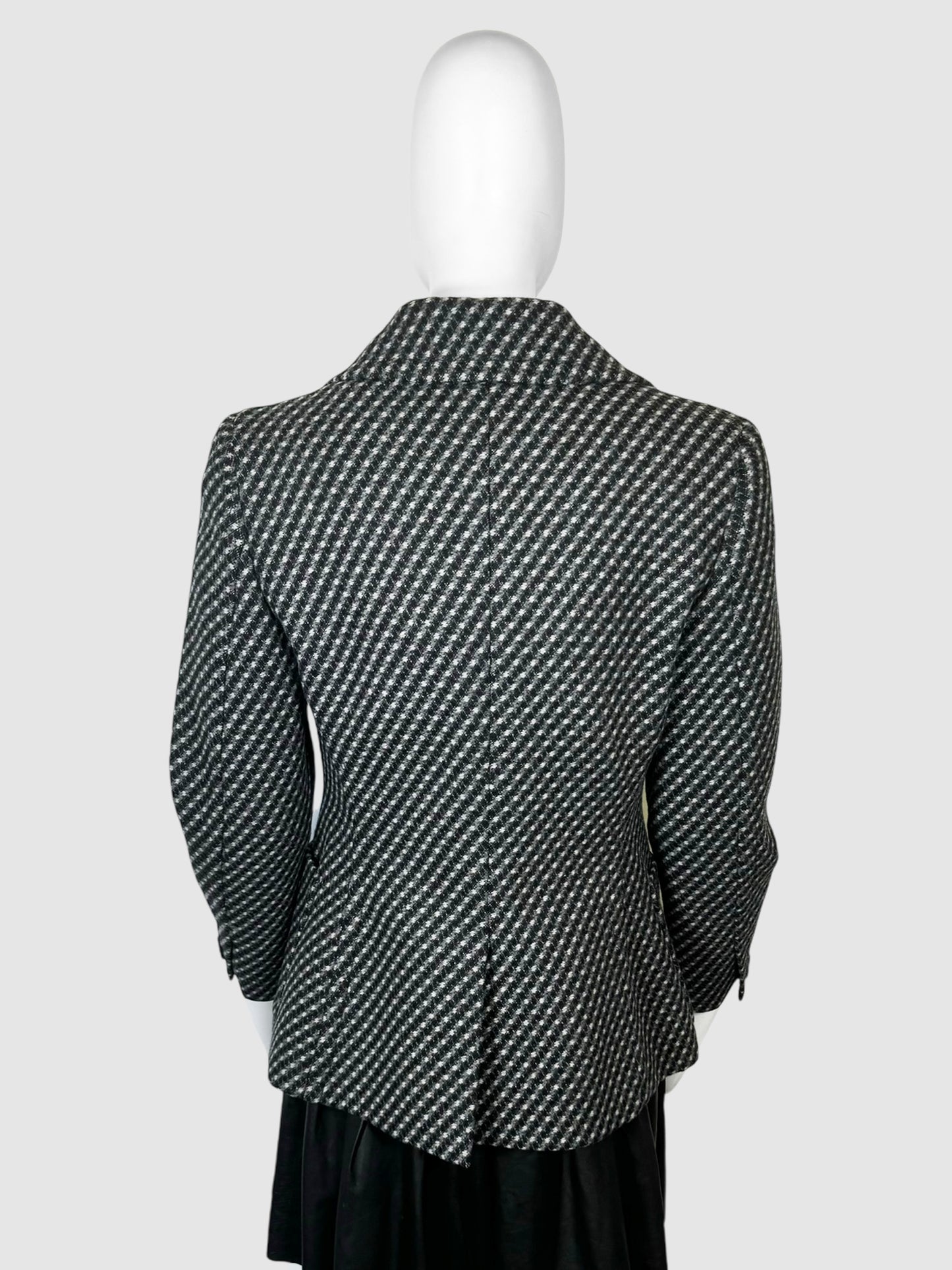 Tweed Wool Blazer - Size 40