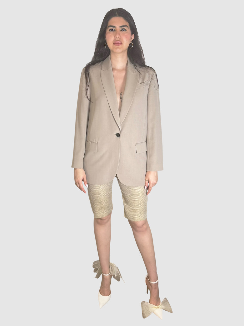 Wool Single-Breasted Blazer