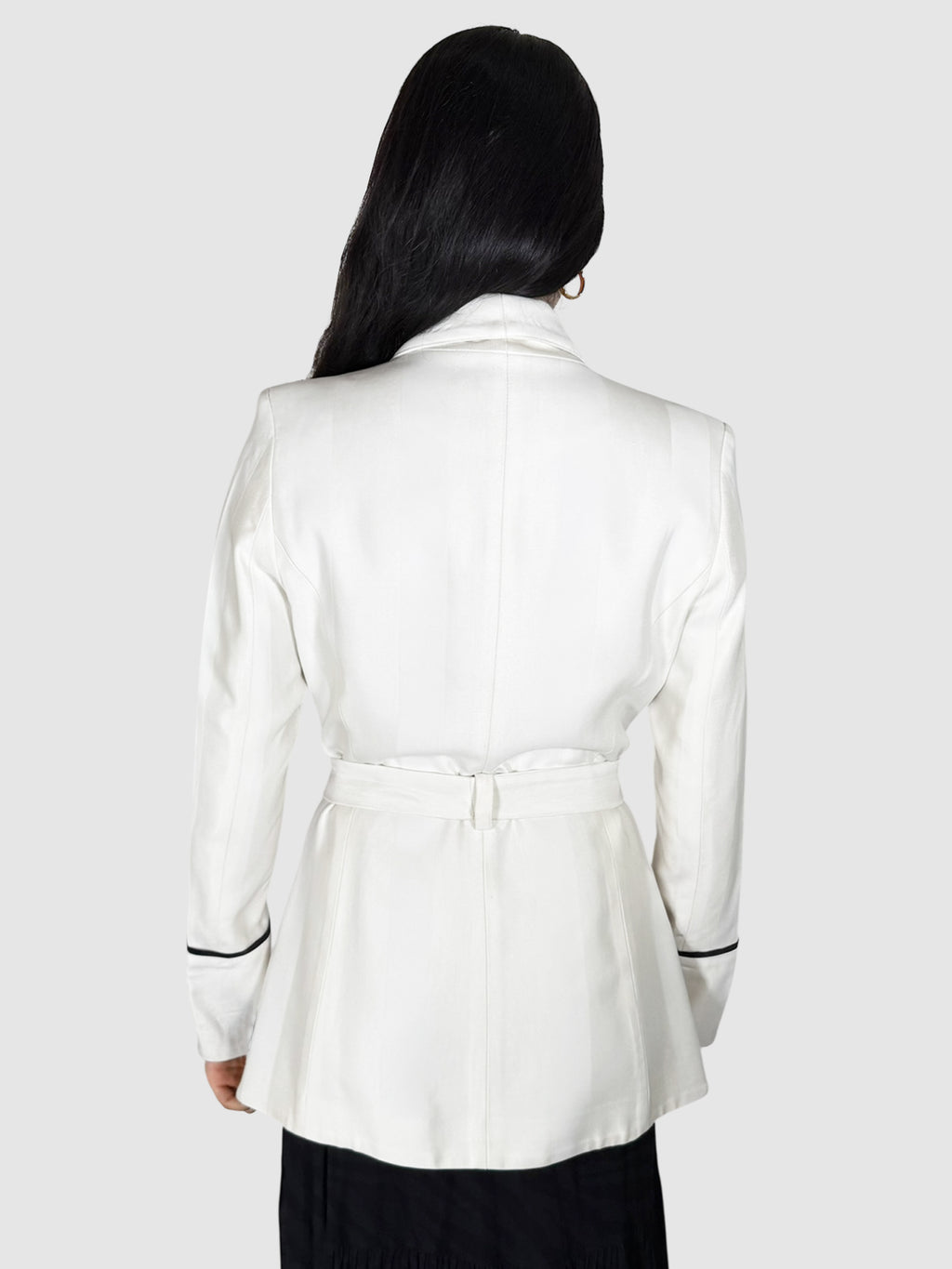 Crossover Belted Blazer