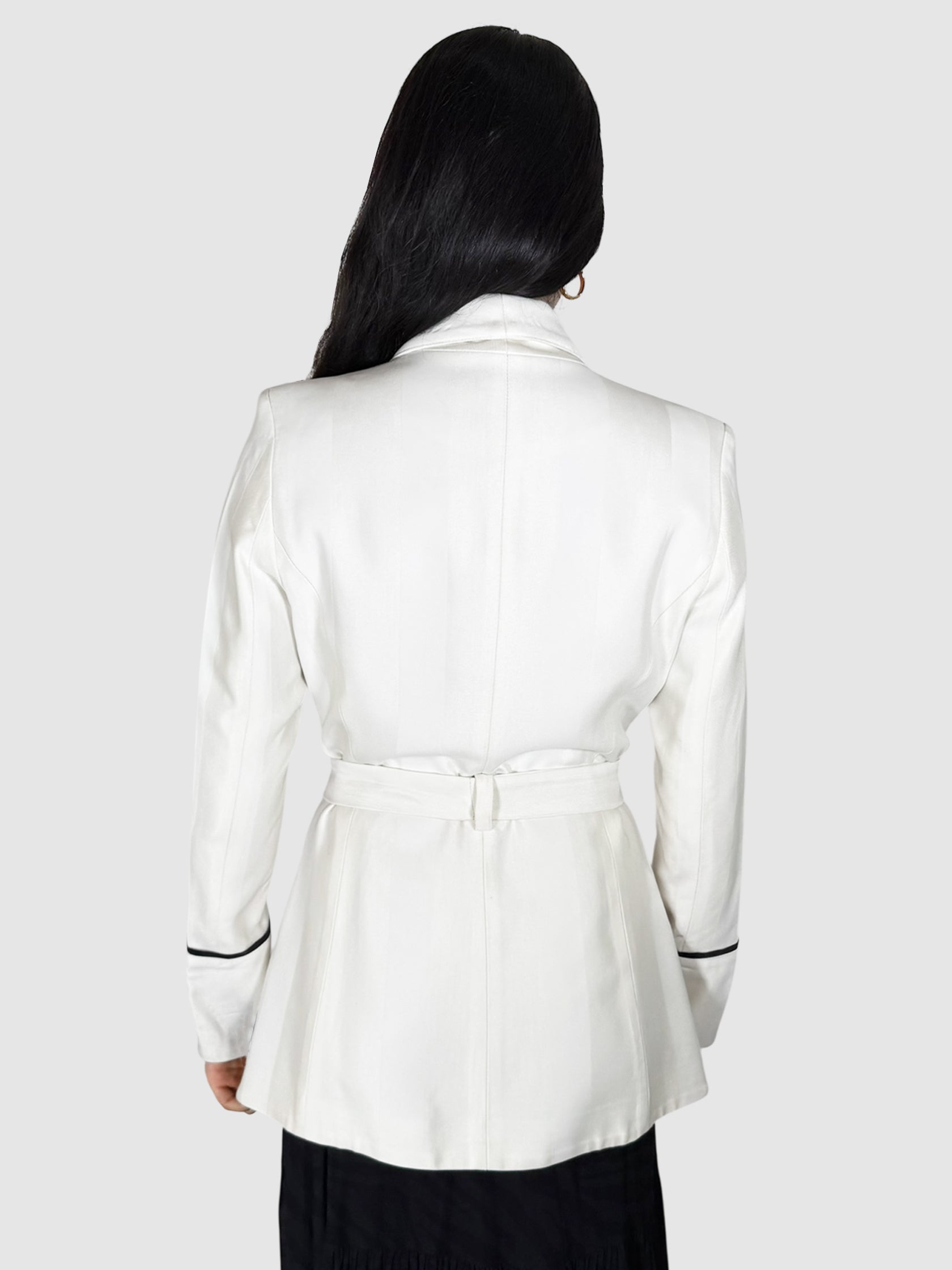 Crossover Belted Blazer