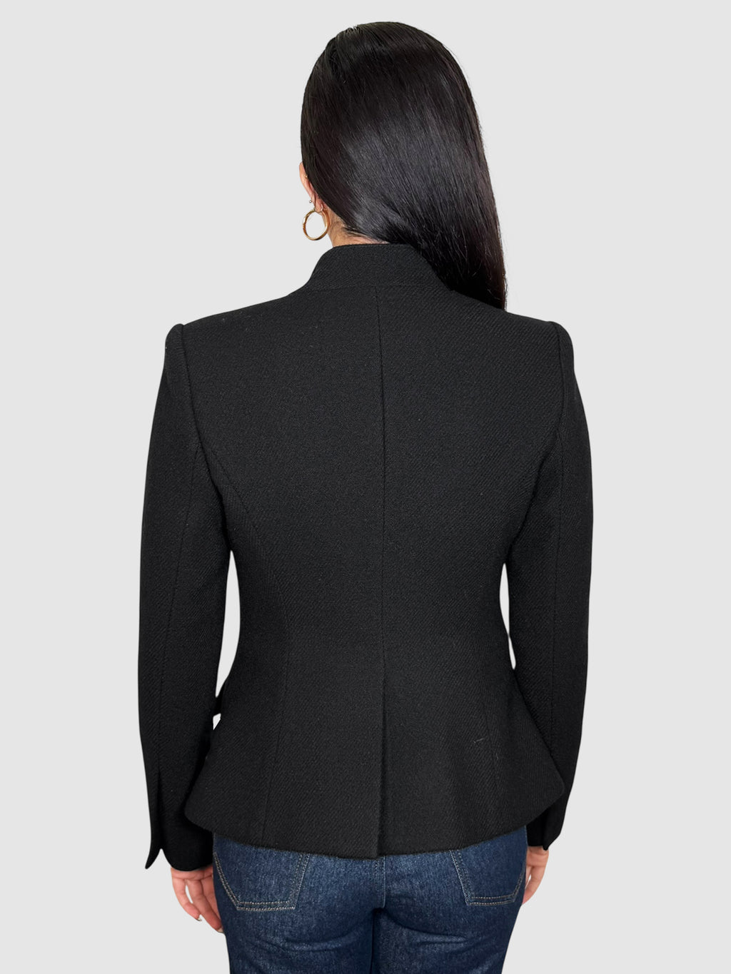 Crossover Wool Blazer