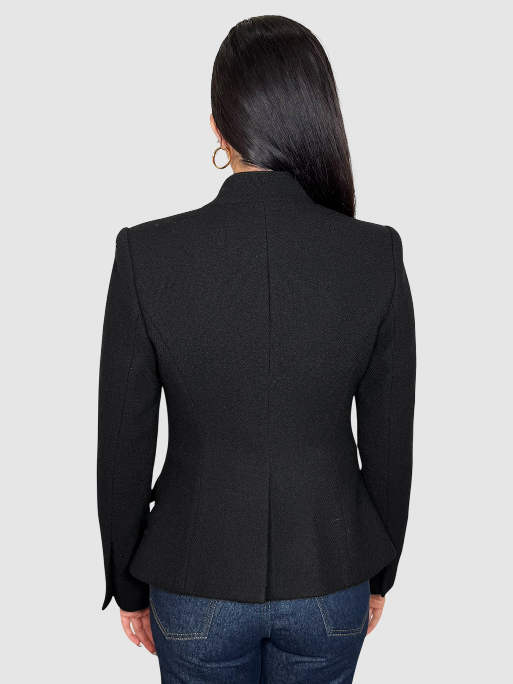 Crossover Wool Blazer