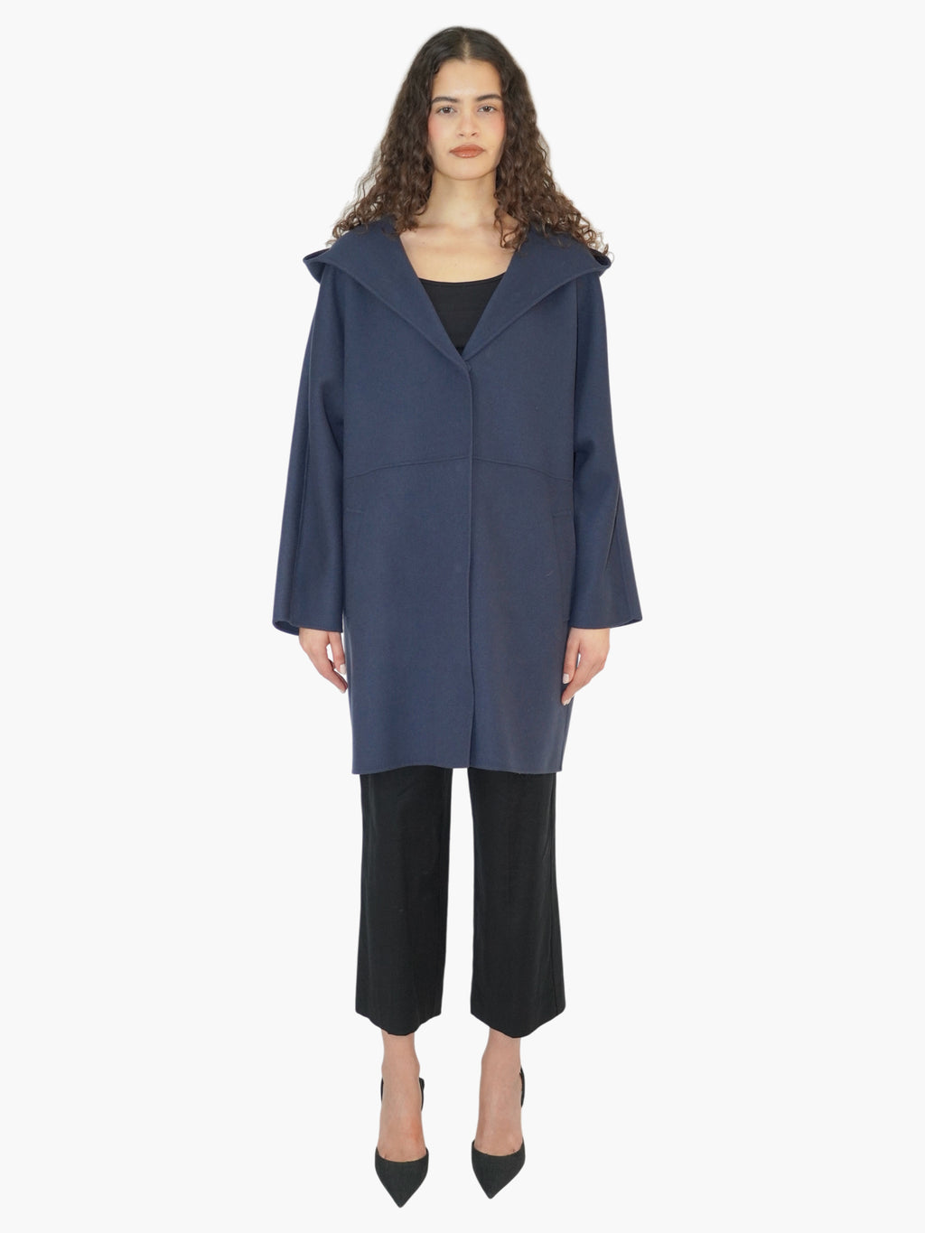 Wool Hooded Coat
