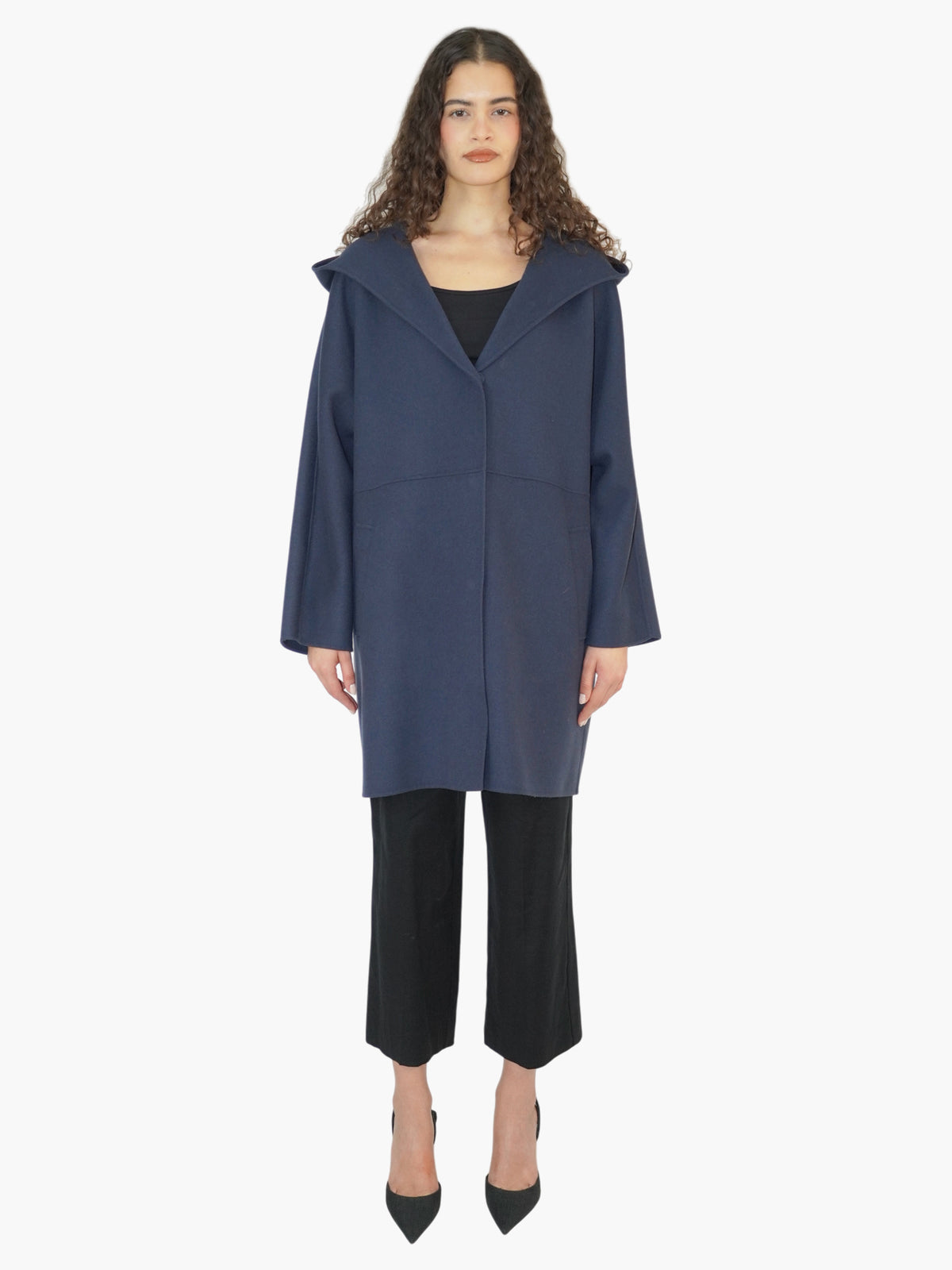 Wool Hooded Coat
