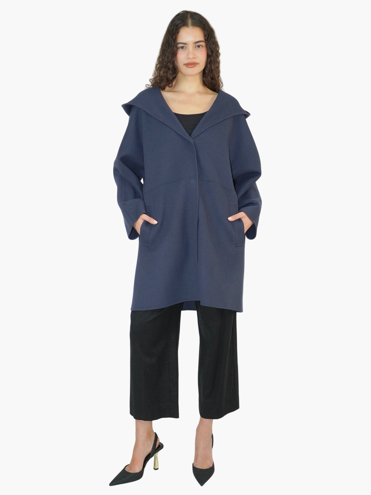 Wool Hooded Coat