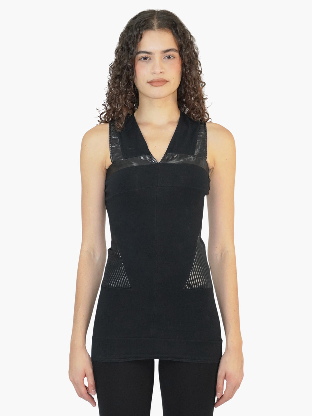 Sleeveless V-Neck Top