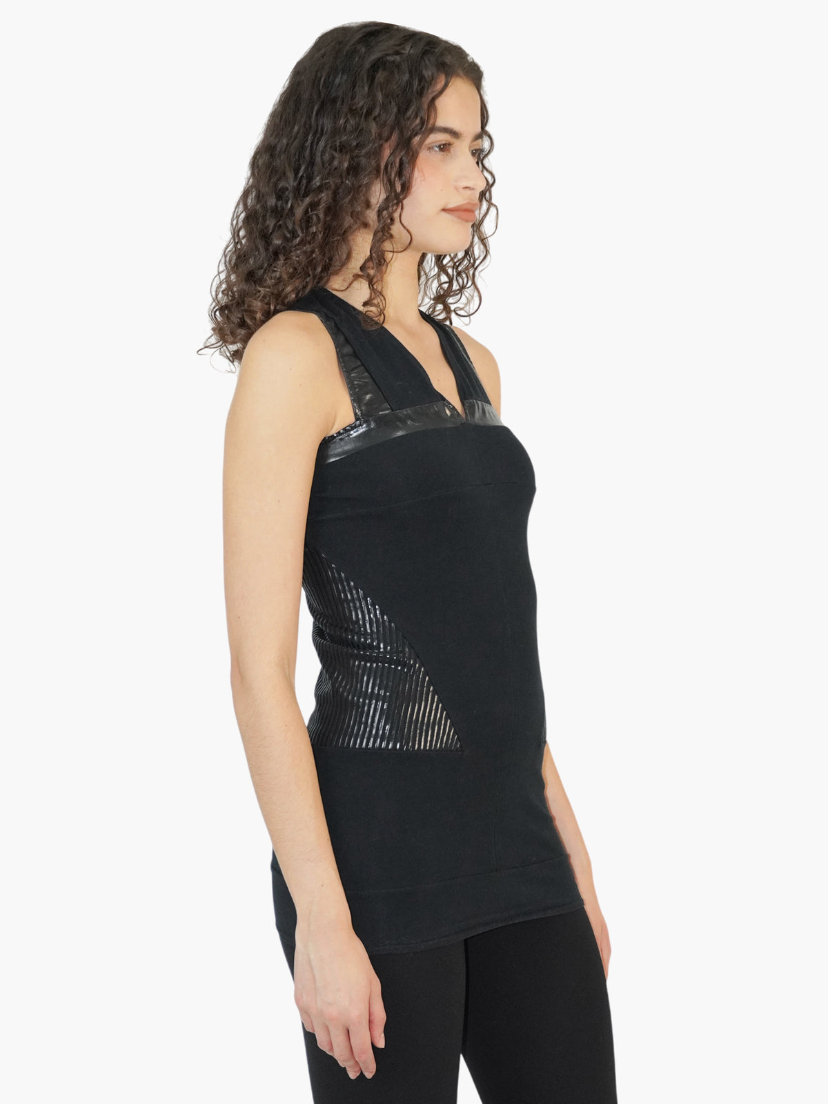 Sleeveless V-Neck Top