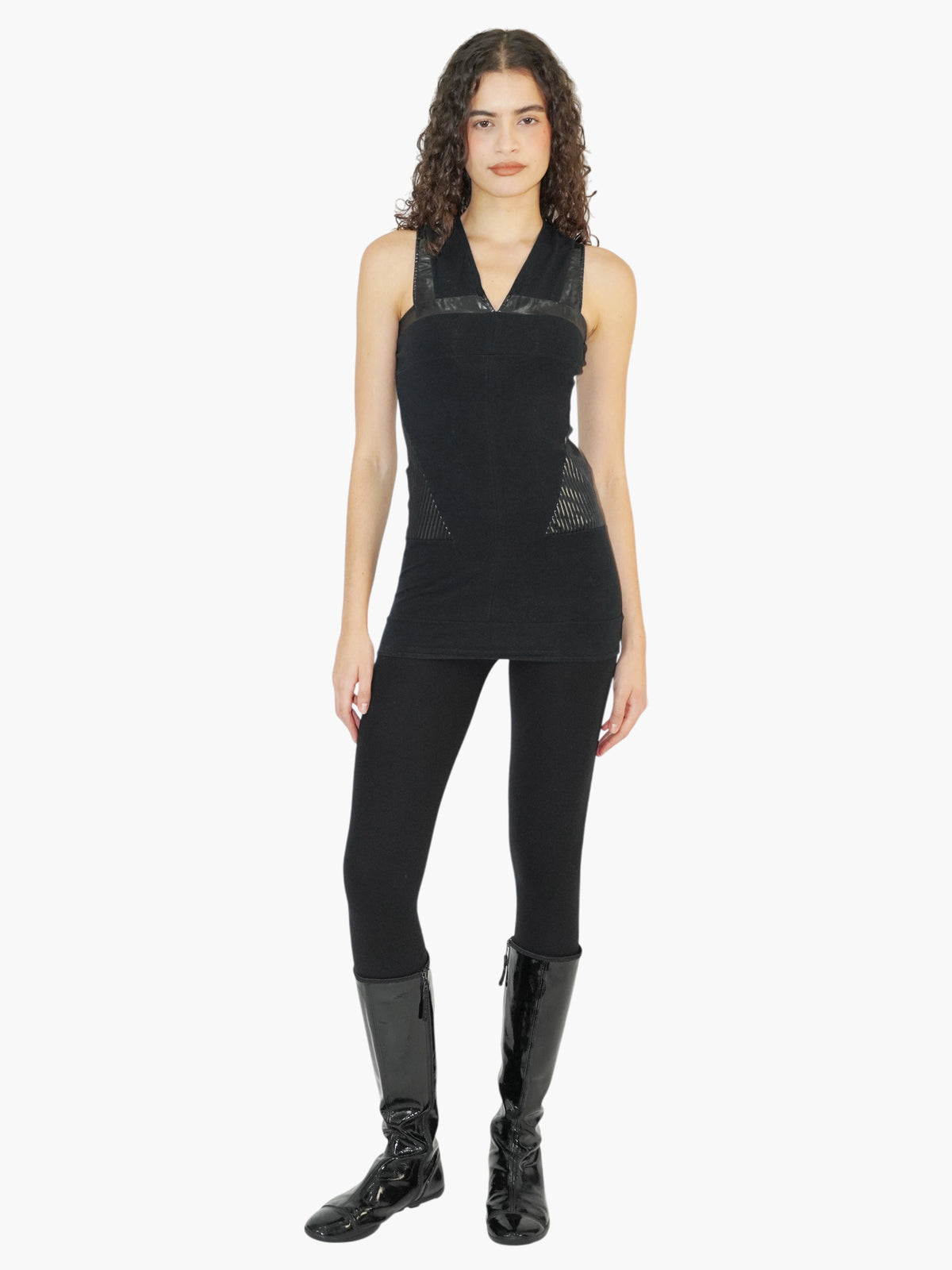 Sleeveless V-Neck Top