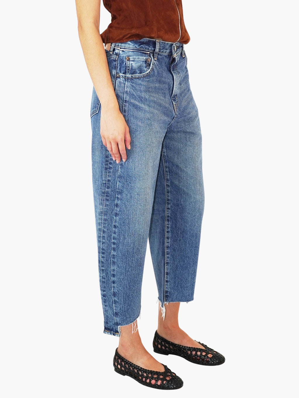 Cropped Straight Jeans