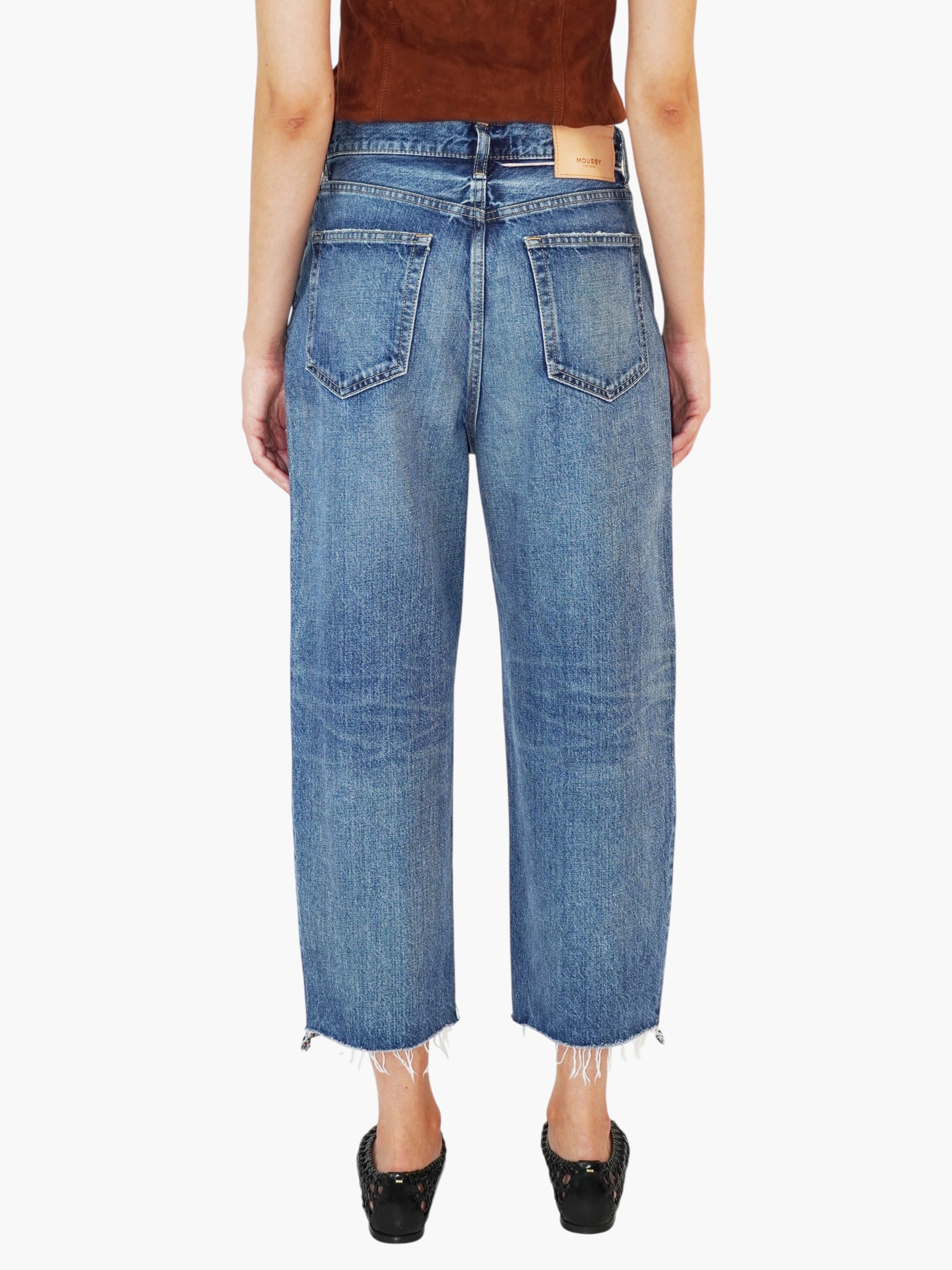 Cropped Straight Jeans