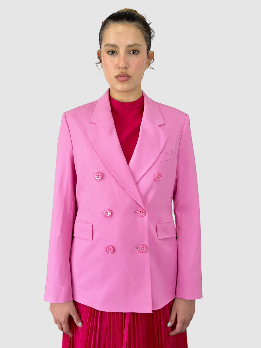 Wool Double-Breasted Blazer