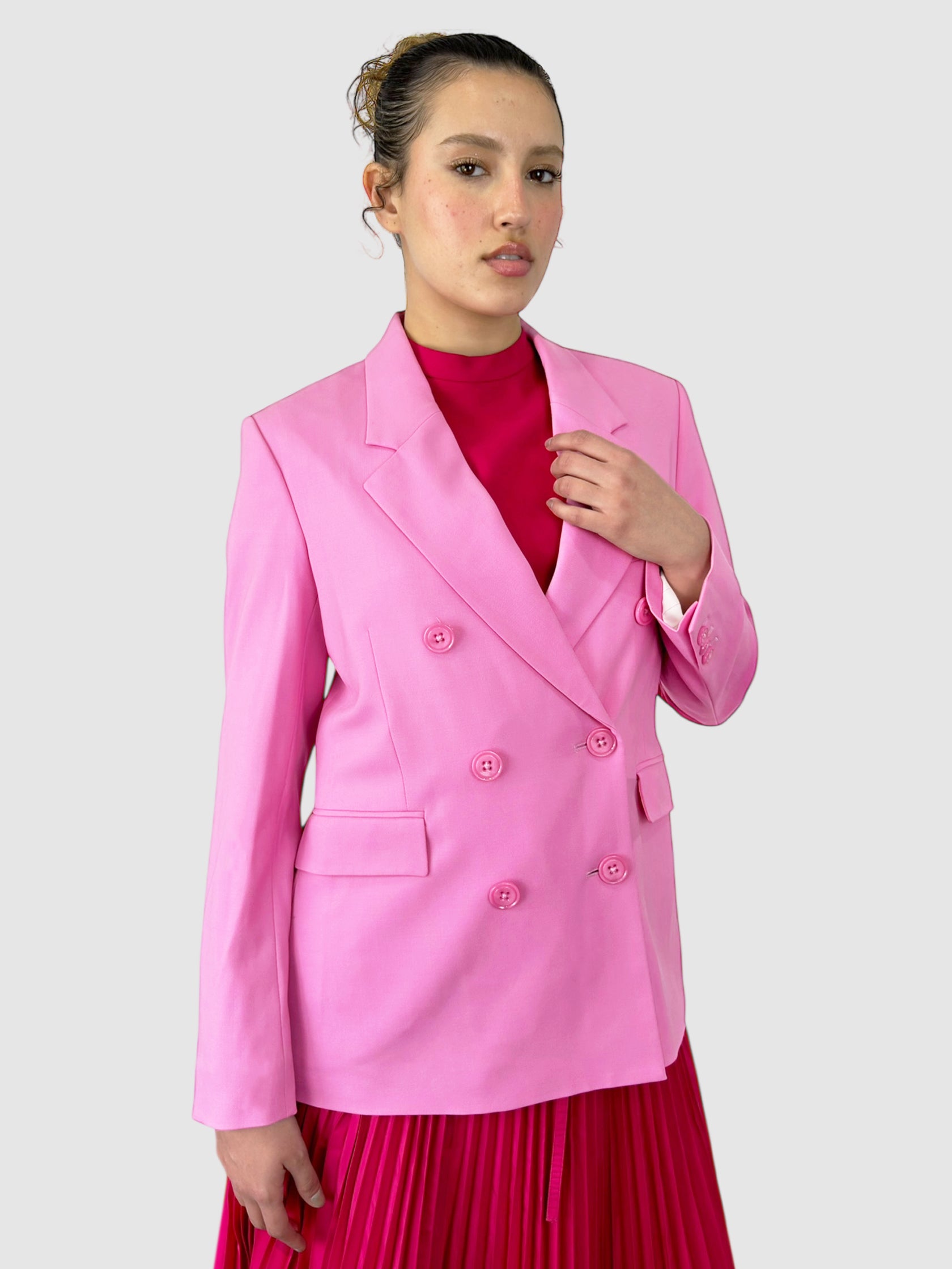 Wool Double-Breasted Blazer