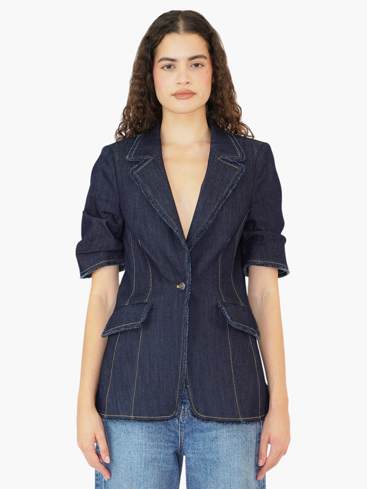 Sallie Denim Blazer