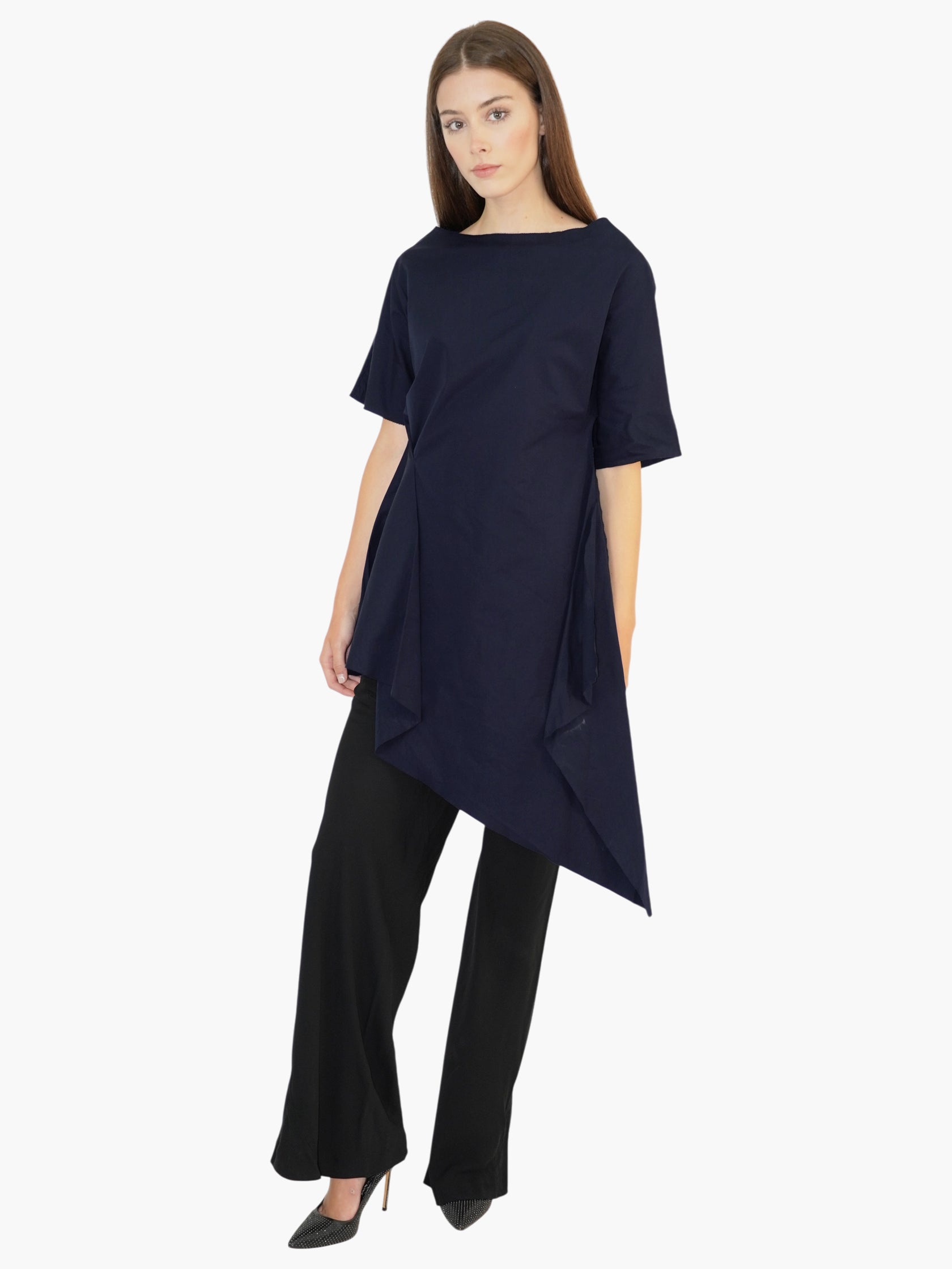 Asymmetric Peplum Tunic