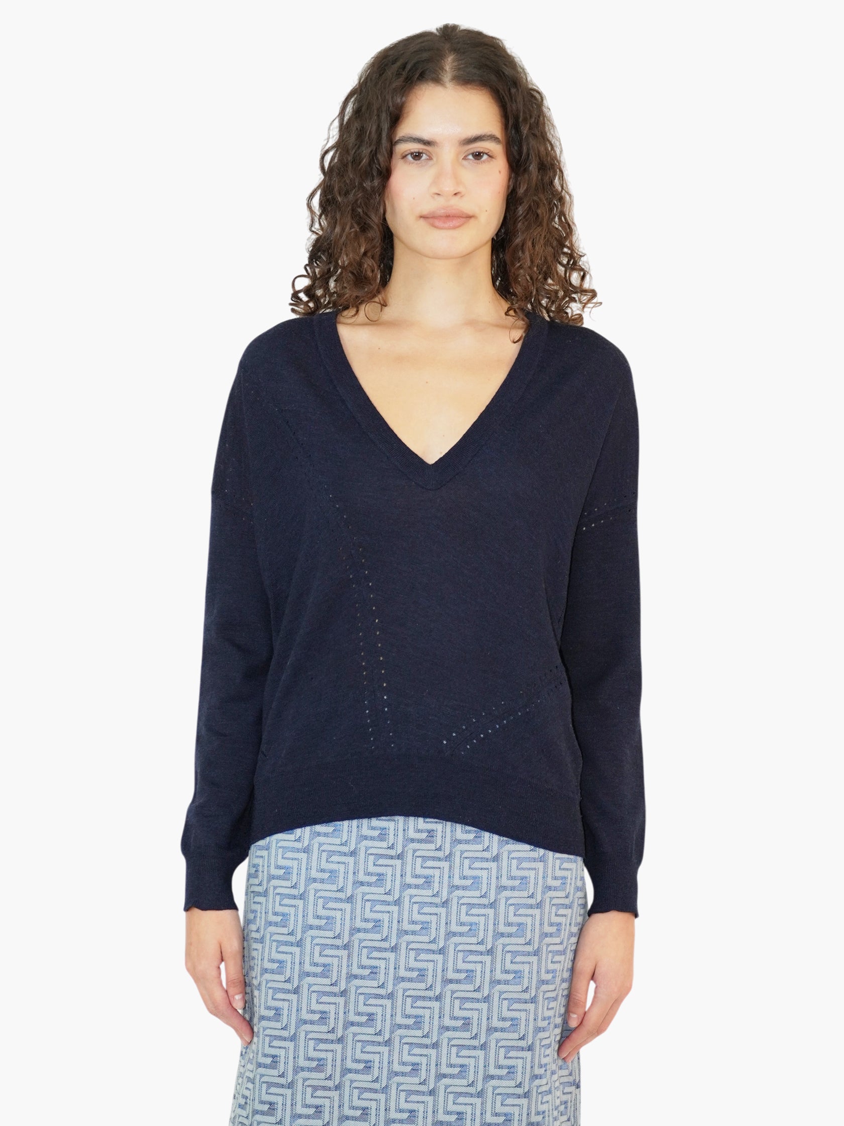 Wool V-Neck Sweater