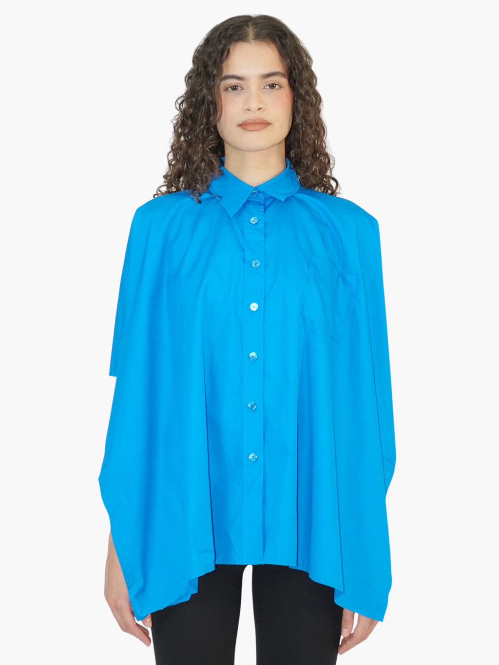 Oversized Button-Up Top