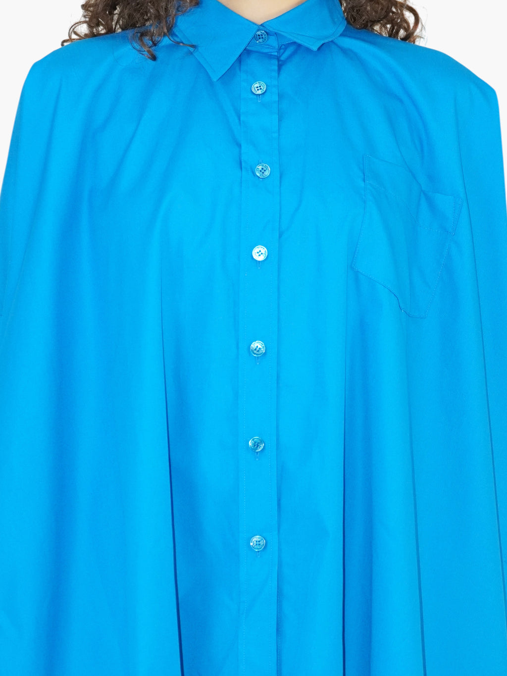 Oversized Button-Up Top