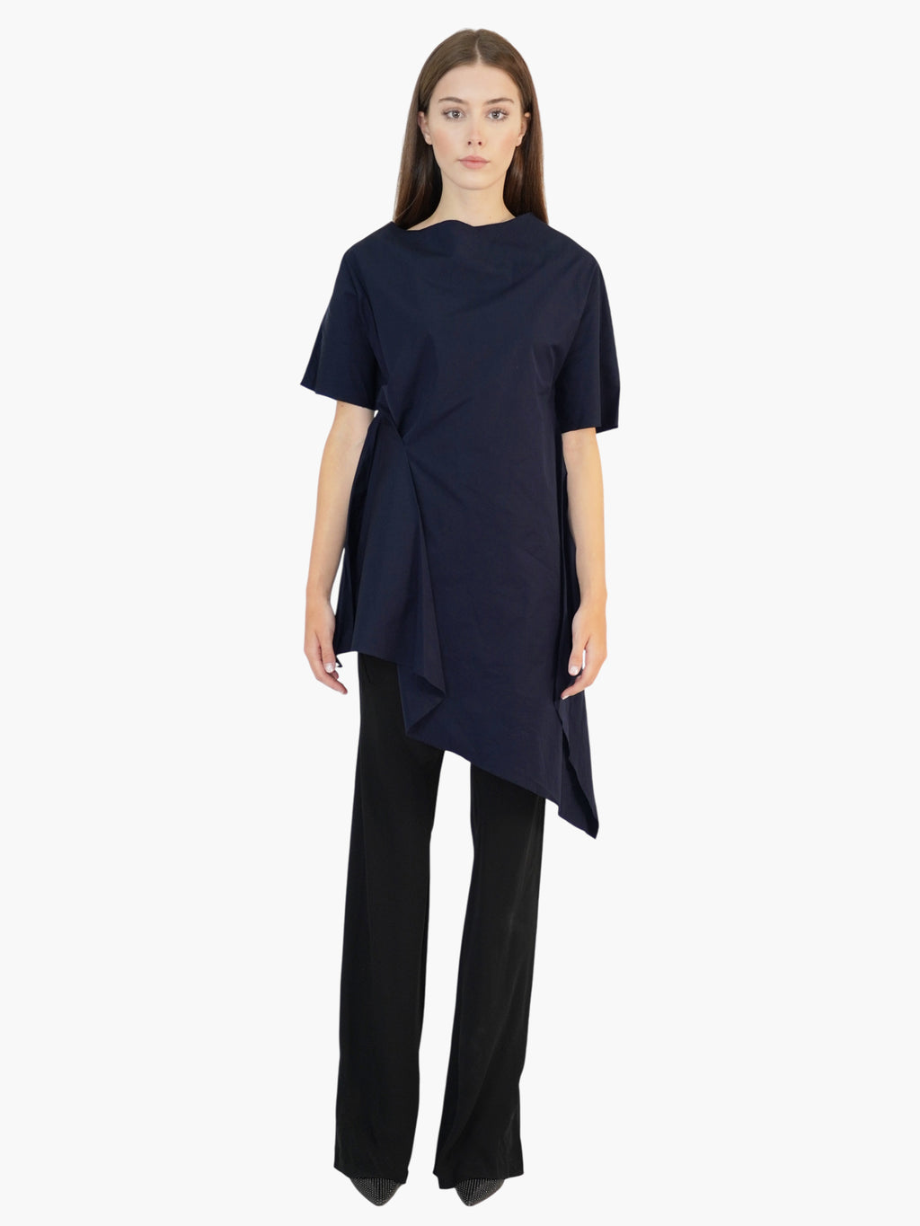 Asymmetric Peplum Tunic