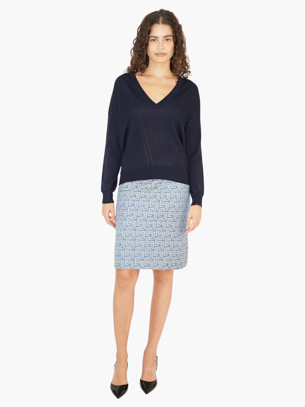Wool V-Neck Sweater