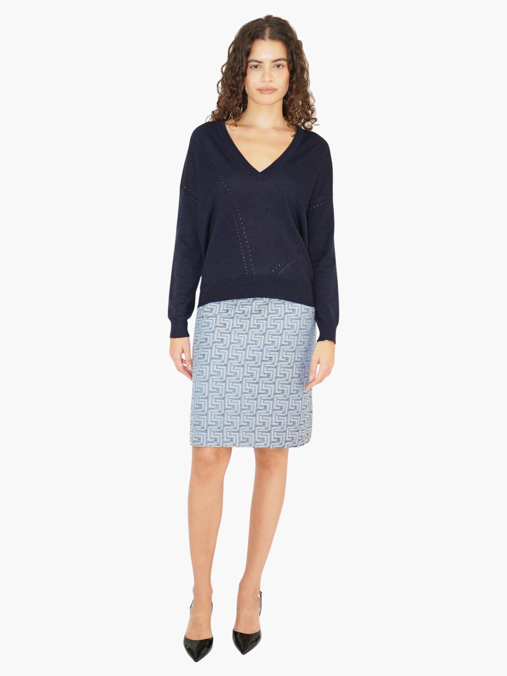 Wool V-Neck Sweater