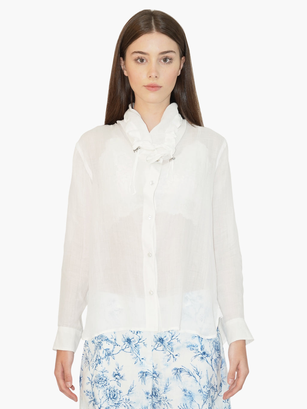 Sheer Linen Top