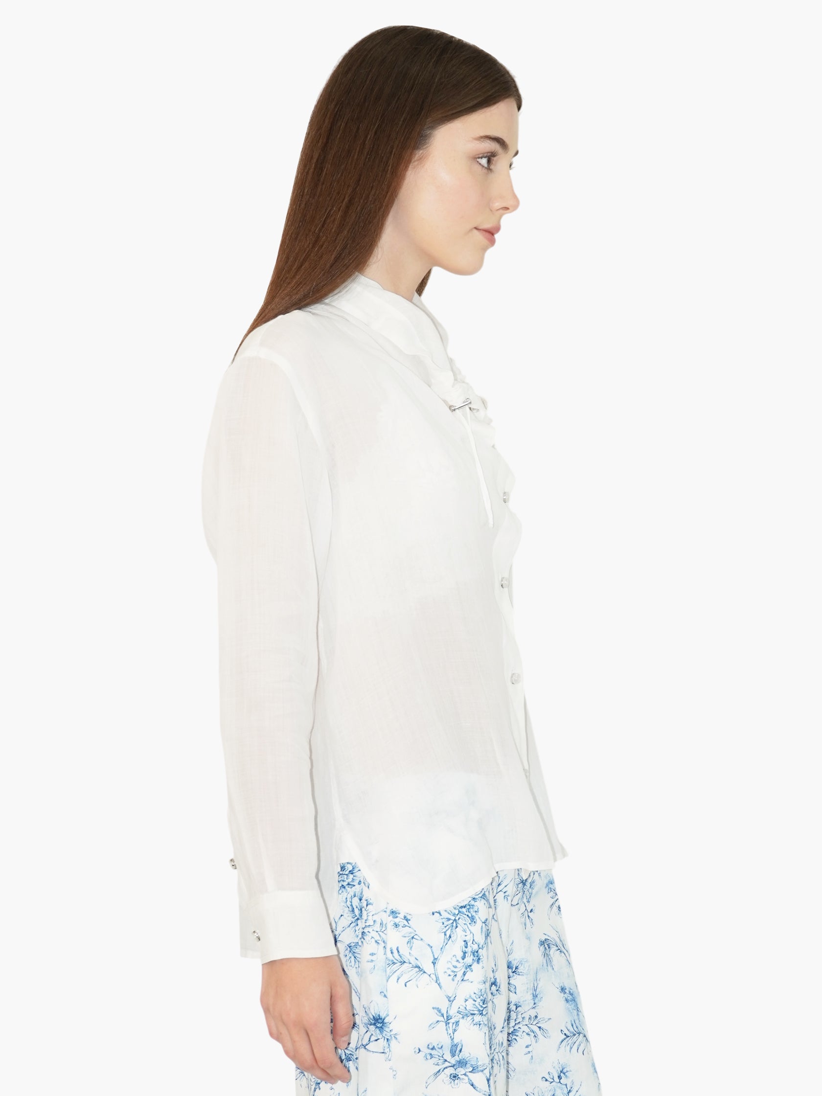 Sheer Linen Top