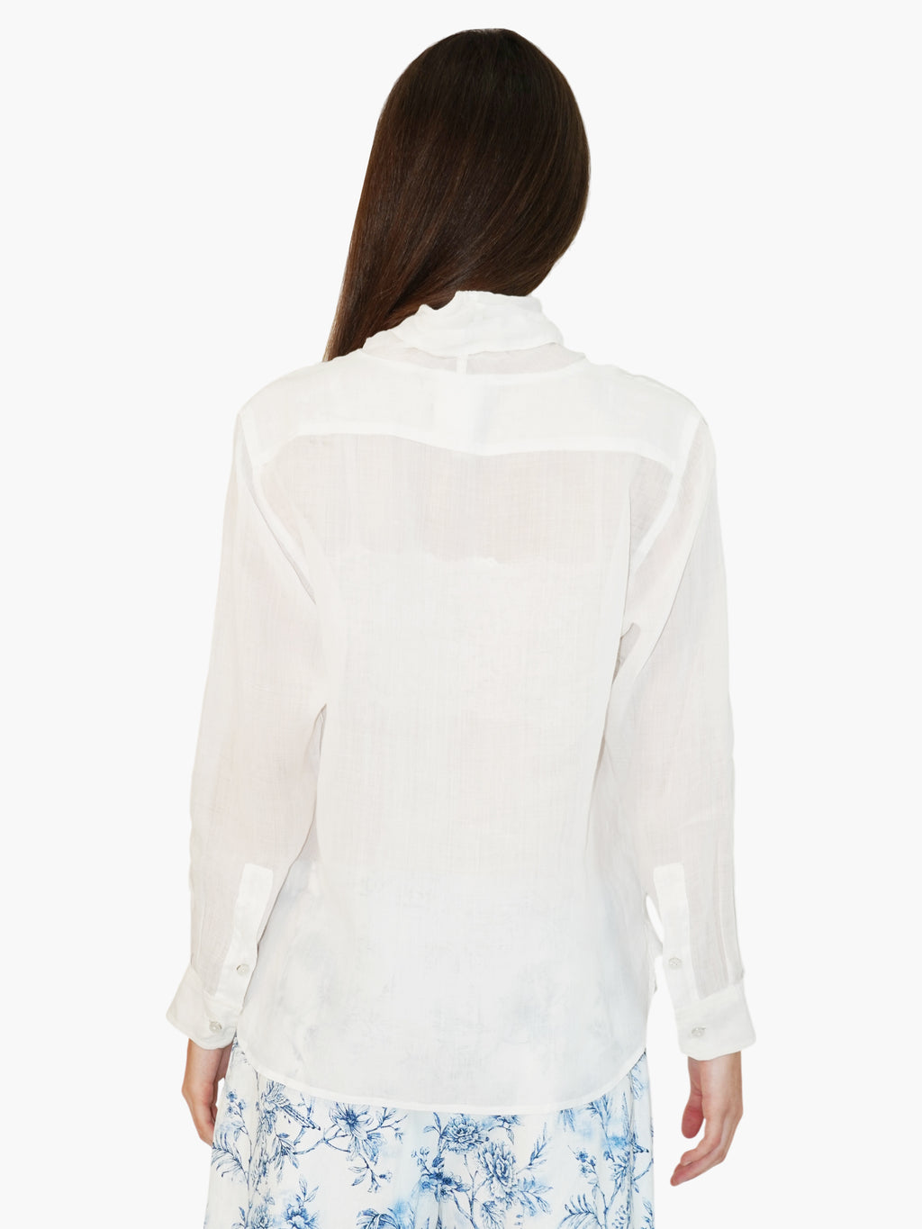 Sheer Linen Top