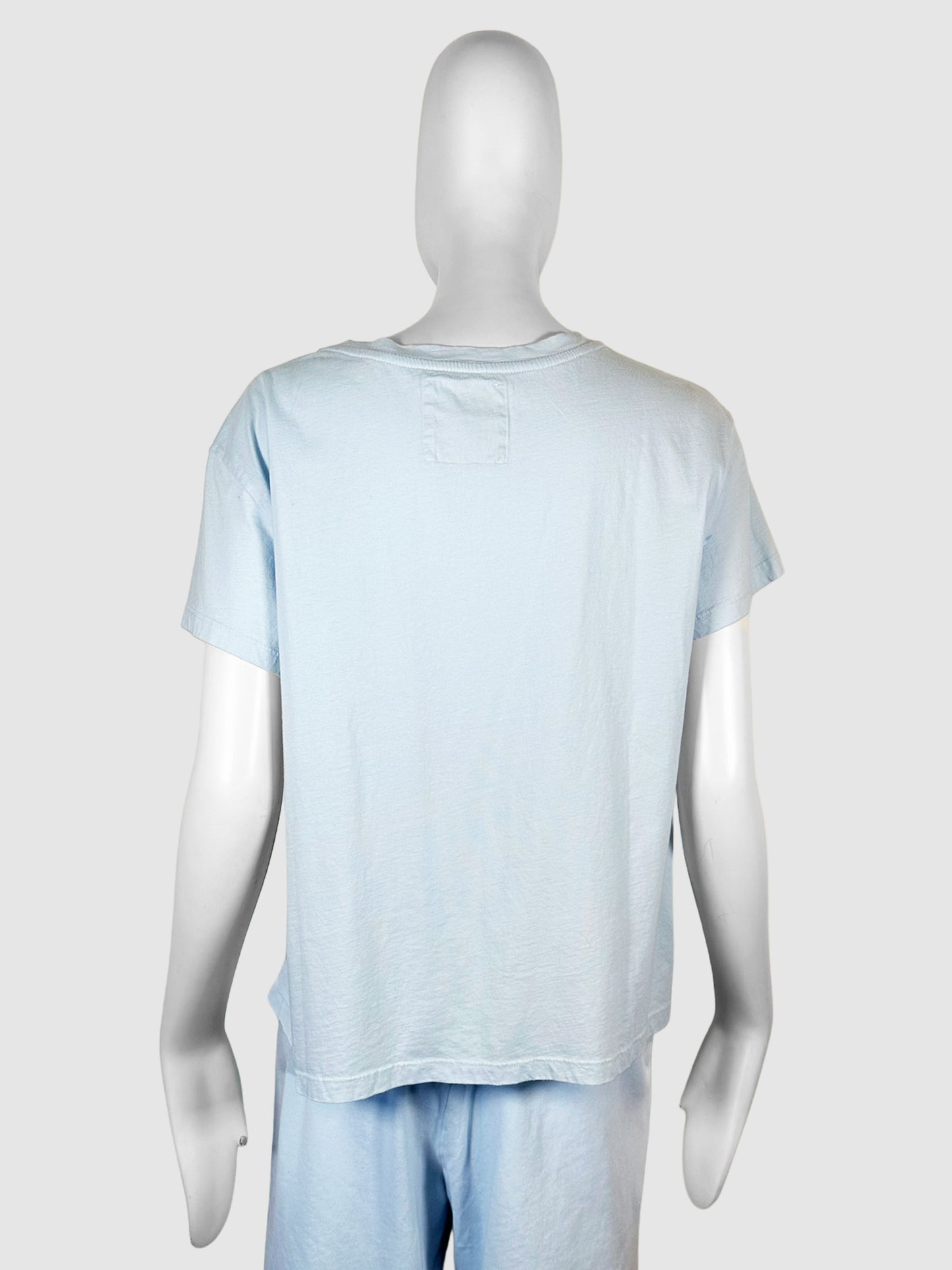 Crew Neck Short-Sleeve Top - Size M