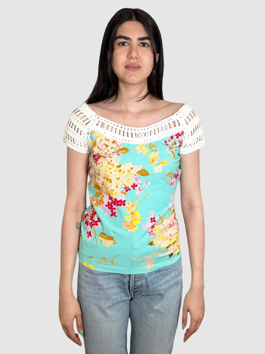 Floral Knit Top