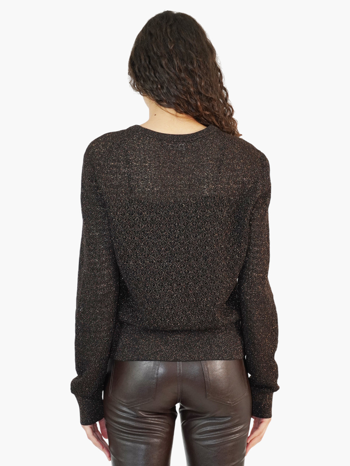 Metallic Knit Sweater