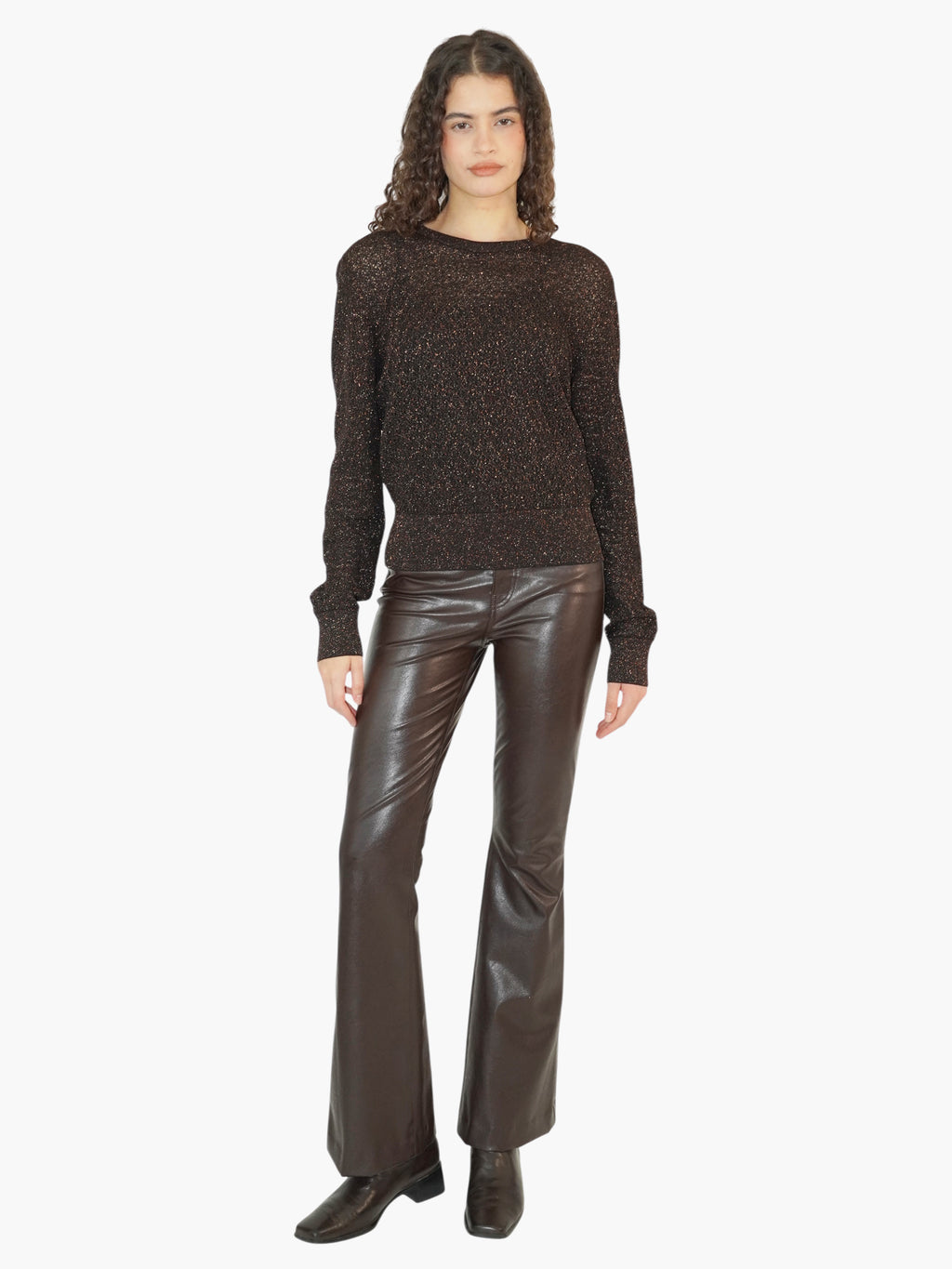 Metallic Knit Sweater