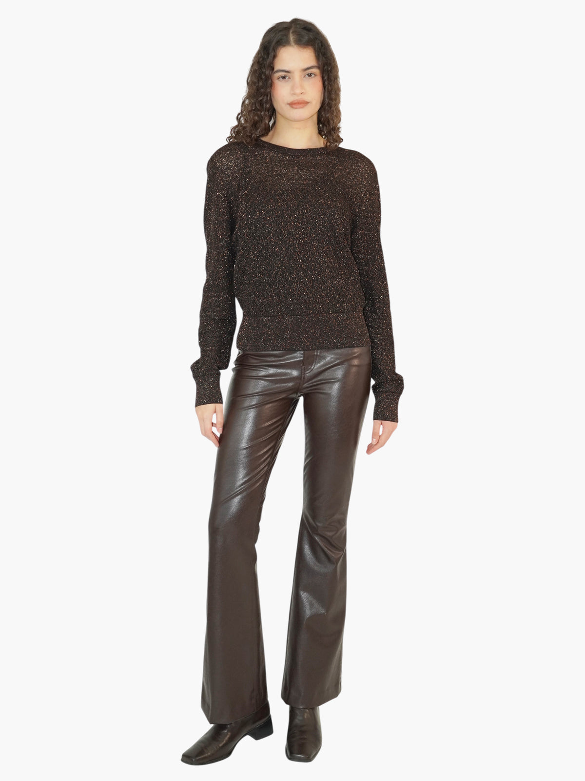 Metallic Knit Sweater