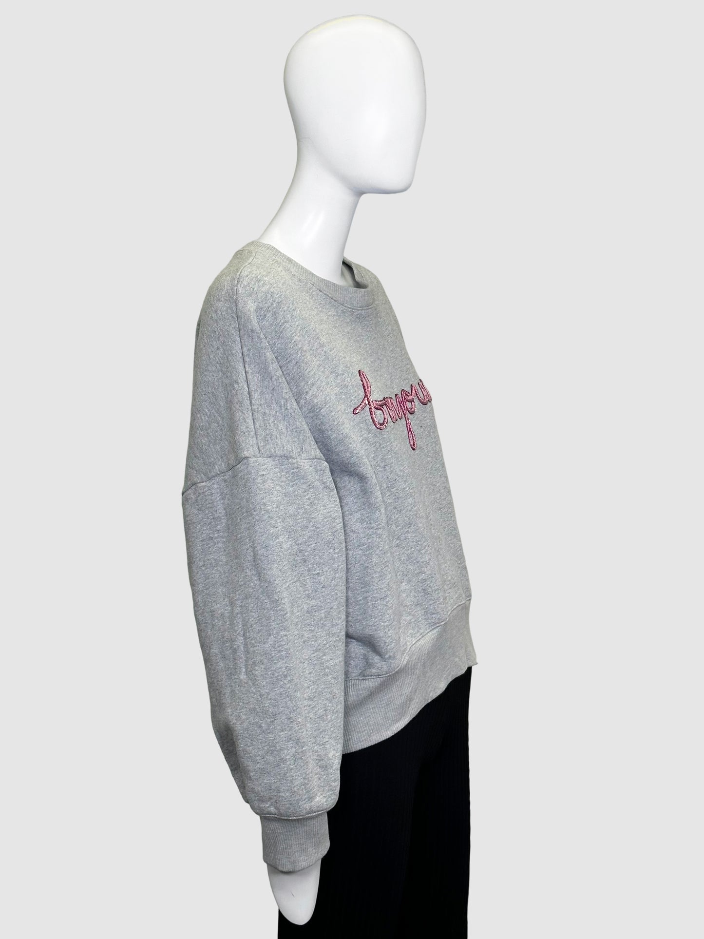 Cinq a Sept 'Bonjour' Sweatshirt - Size L