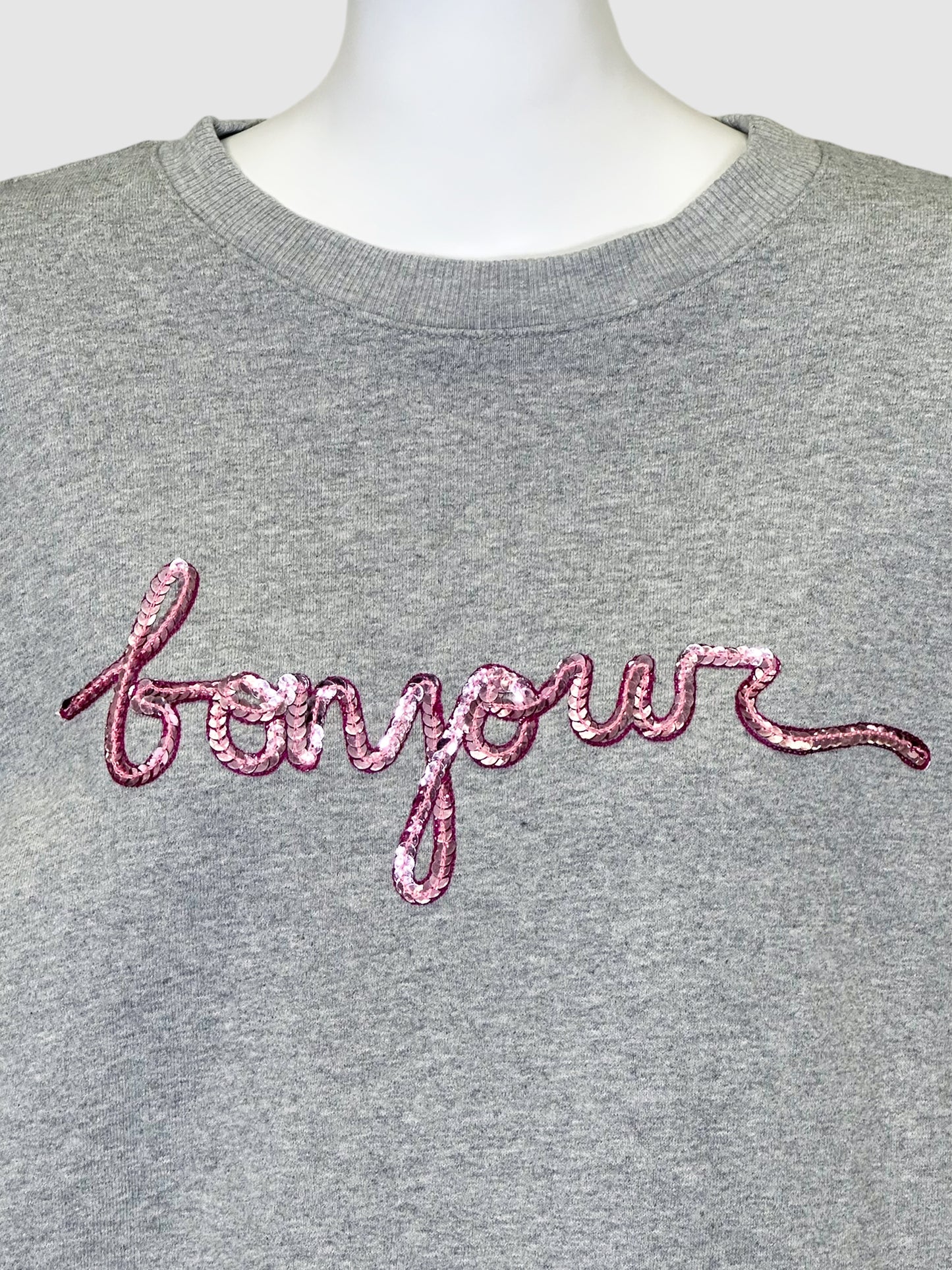 Cinq a Sept 'Bonjour' Sweatshirt - Size L