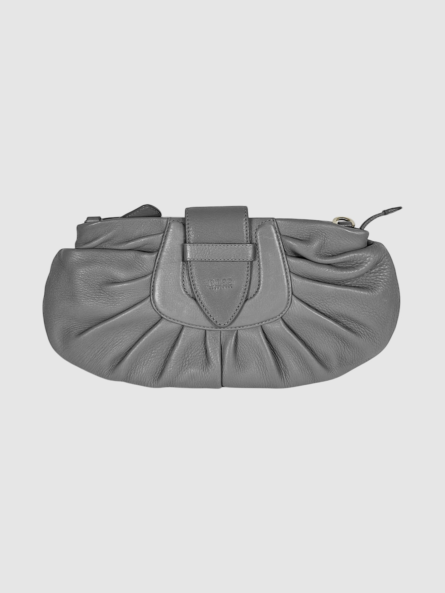 Large Pleated Clutch