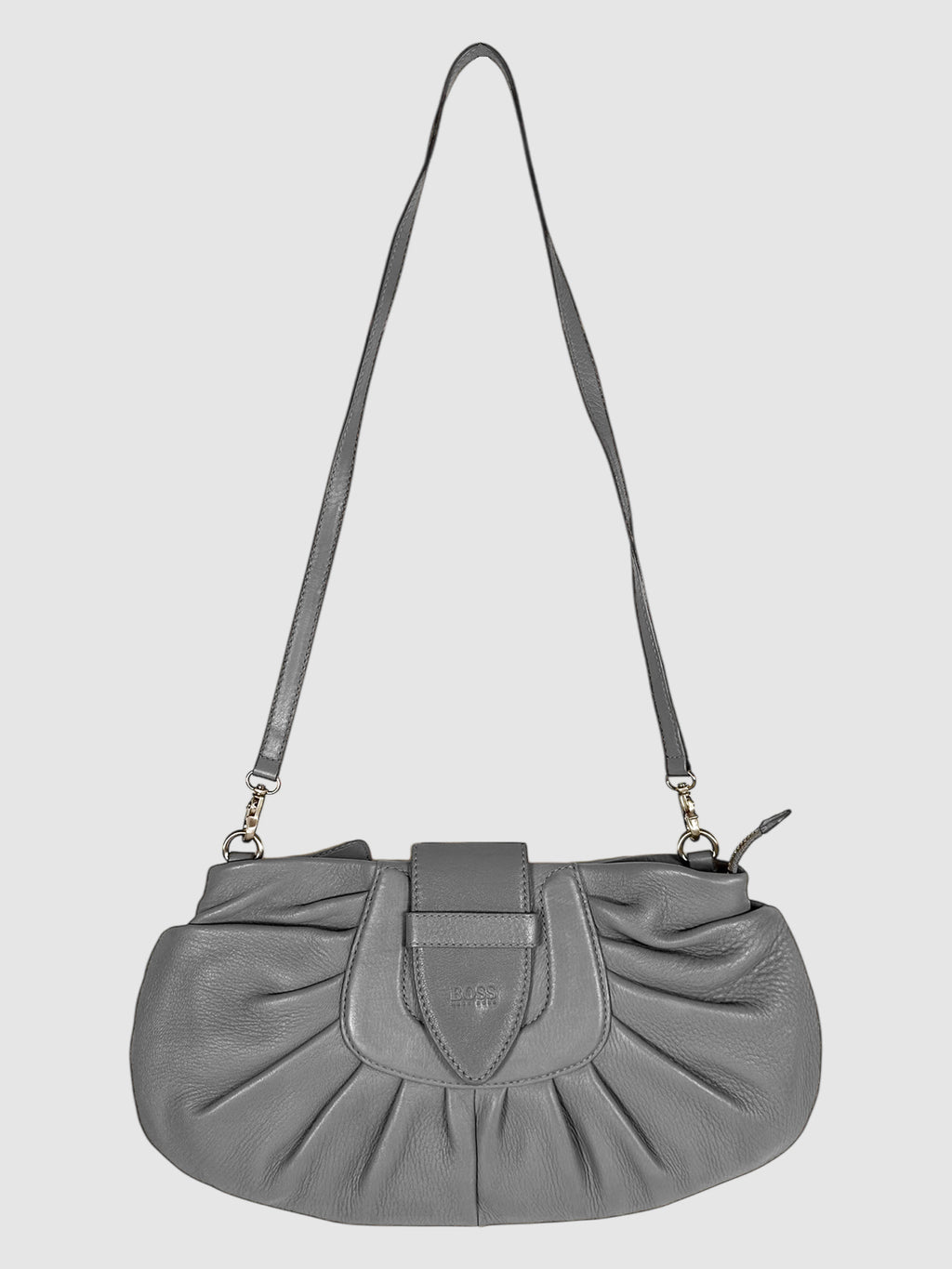 Large Pleated Clutch