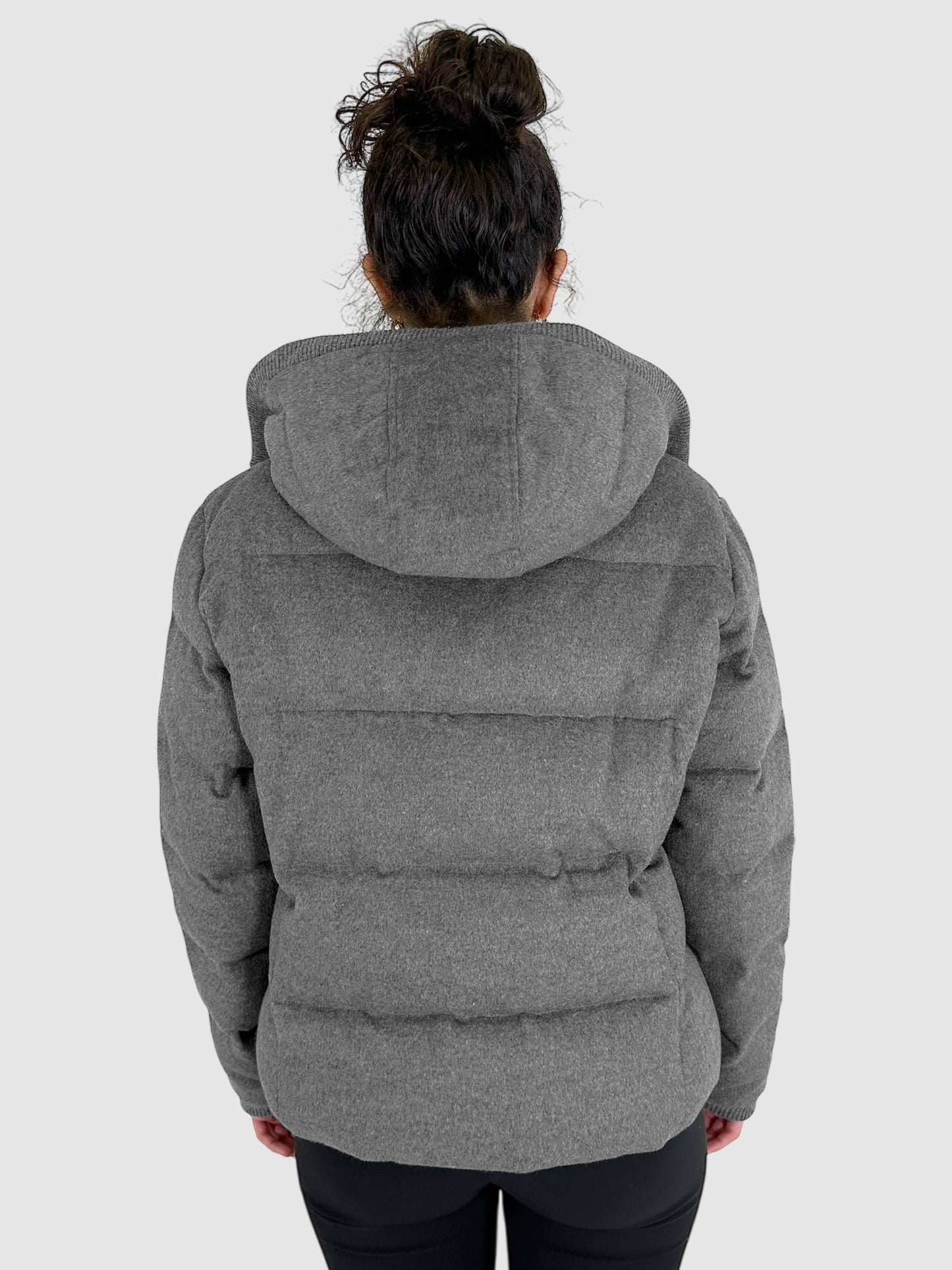 Quilted Cashmere Down Jacket - Size 44