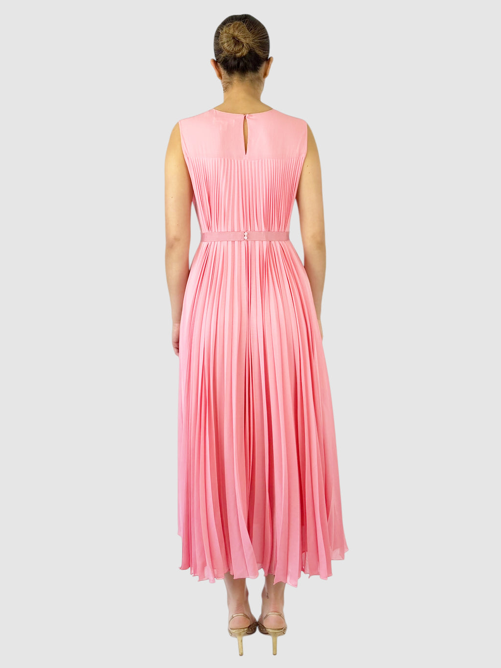 Plissé-Pleated Dress