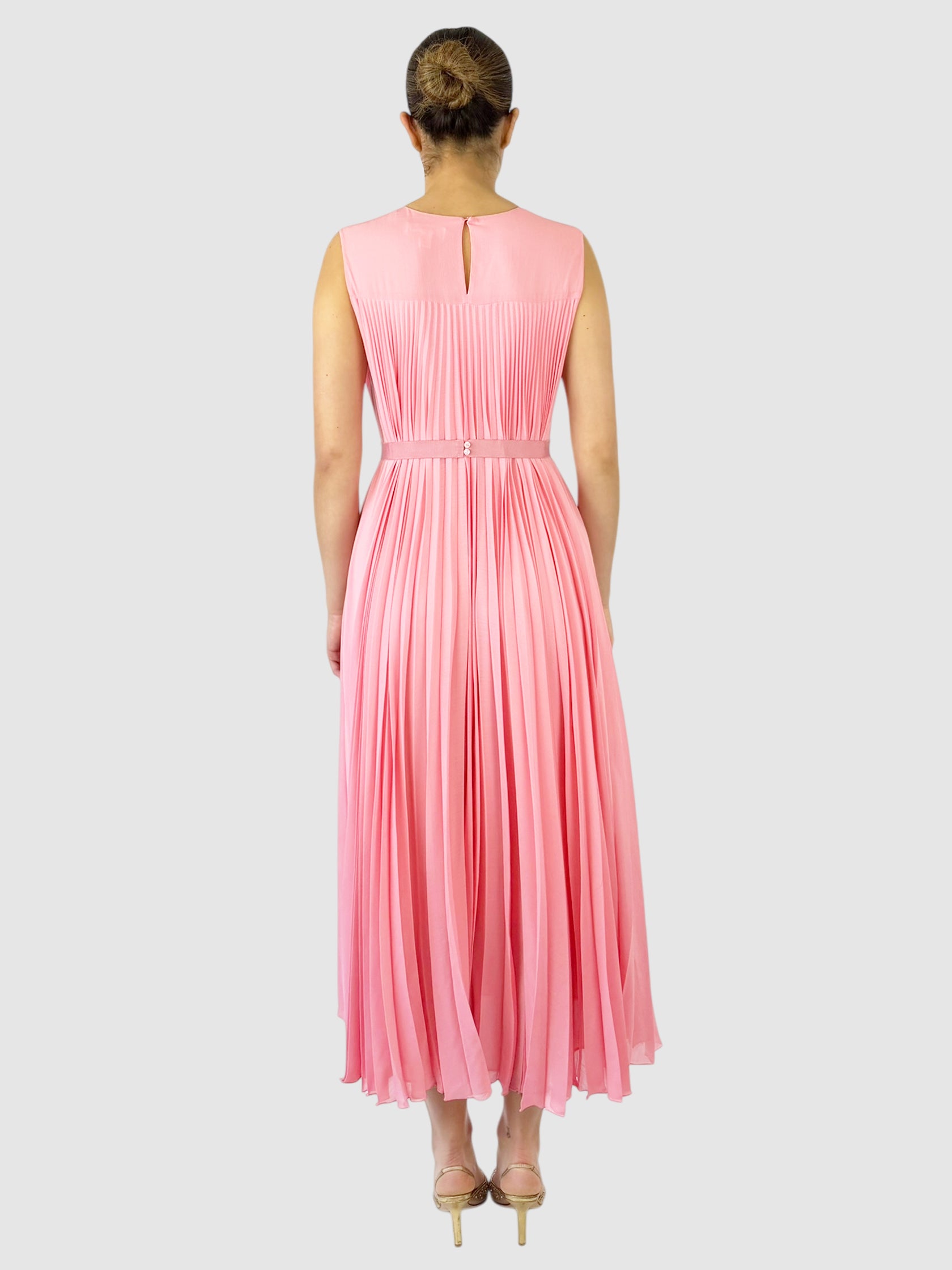 Plissé-Pleated Dress